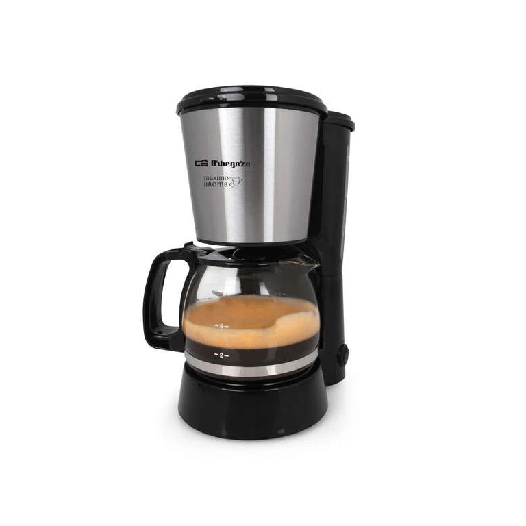 Máquina de Café Orbegozo CG 4016 Perfect Aroma Drip - Potência 650W - Capacidade 6 Copos - Filtro Permanente - Tanque com Indicador de Nível de Água - Manutenção Quente 30min - Desconexão Automática