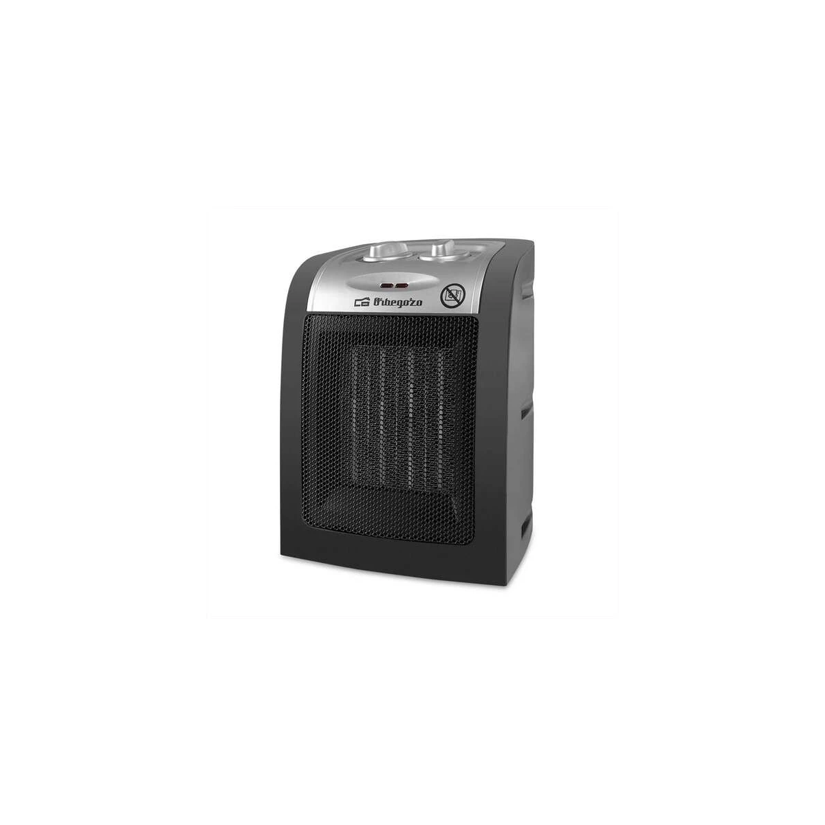 Aquecedor cerâmico compacto Orbegozo CR 5017 - Potência ajustável - Proteção contra superaquecimento - Função de ventilador - Design moderno - Eficiência energética