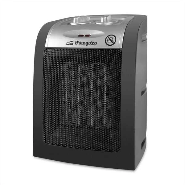 Aquecedor cerâmico compacto Orbegozo CR 5017 - Potência ajustável - Proteção contra superaquecimento - Função de ventilador - Design moderno - Eficiência energética