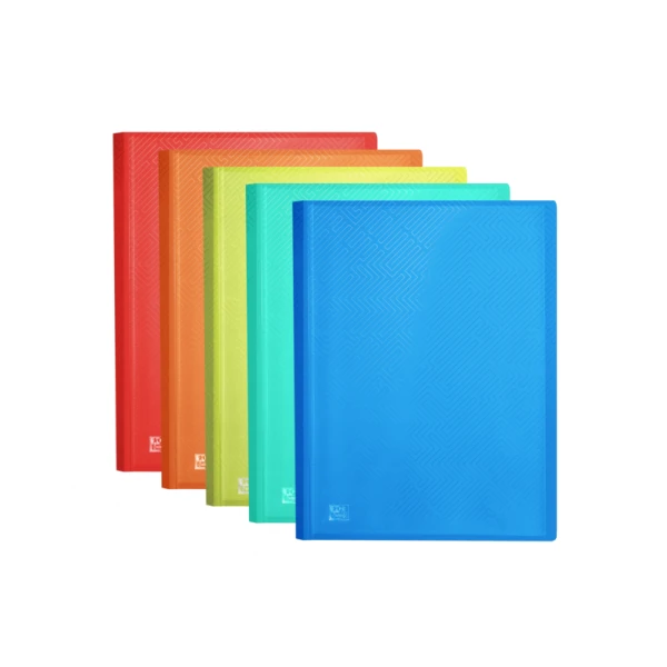 Pasta Oxford Urban A3 de 20 Capas Soldadas A3 - Capa Plástica Translúcida - Cores Sortidas