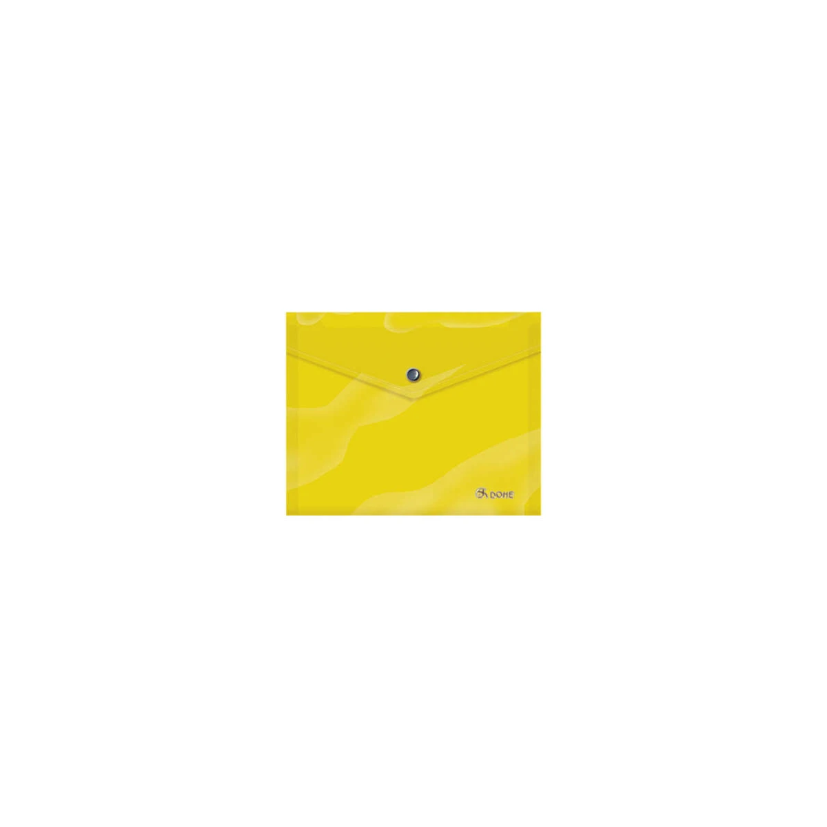 Envelope porta-documentos Dohe A5 - Fecho de fivela - Polipropileno opaco 150 mícrons - Cor Amarelo