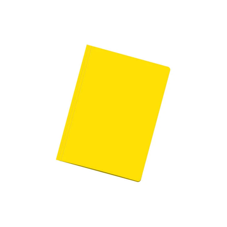 Dohe Pacote de 50 Subpastas de Cartão 180gr - Slot Cone para Fixador - Resistente e Durável - Ideal para Organizar Documentos - Cor Amarelo