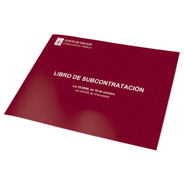 Dohe Libros de Subcontratacion Din A4 Paisagem - 10 Folhas Numeradas - Folhas Autocopiadas