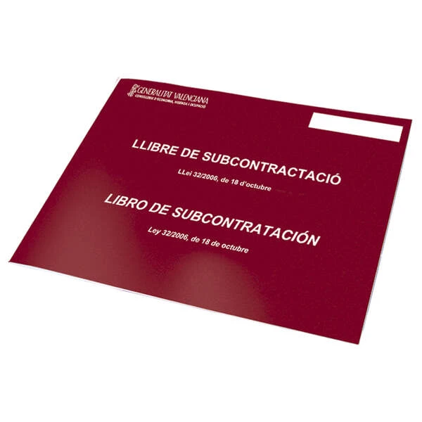 Dohe Libros de Subcontractacion Din A4 Paisagem - 210x297mm - 10 Folhas Numeradas - Folhas Autocopiativas