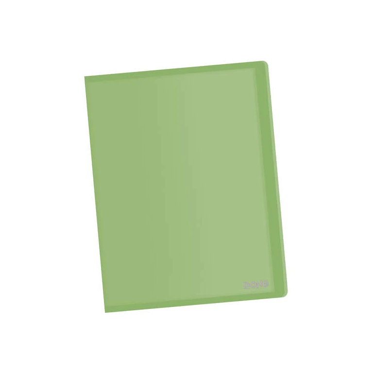Pasta Dohe com 10 Capas A4 - Capa Flexível em Polipropileno - Capas Transparentes Soldadas - Cor Verde