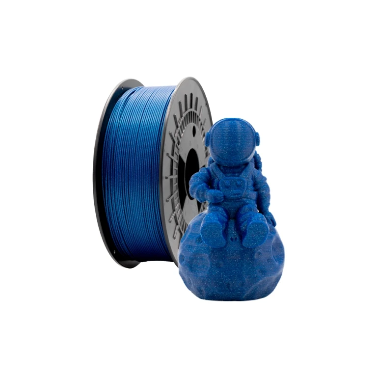 Filamento 3D PLA GLITTER - Diâmetro 1,75mm - Bobina de 1kg - Cor Azul