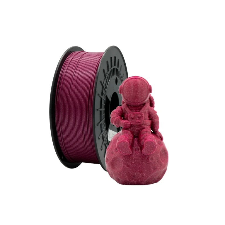 Filamento 3D PLA GLITTER - Diâmetro 1,75mm - Bobina 1kg - Cor Violeta