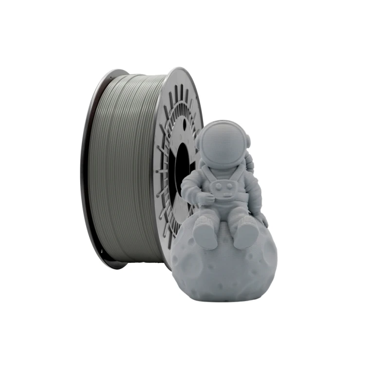 Filamento 3D PLA MATE - Diâmetro 1,75mm - Bobina 1kg - Cor Cinza Escuro