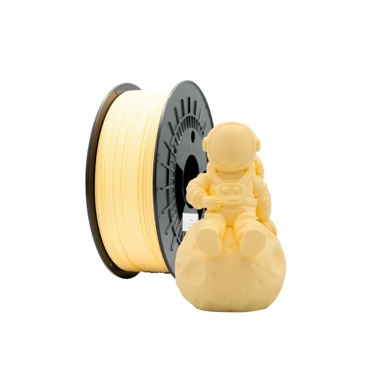Filamento PLA MATTE 3D - Diâmetro 1,75mm - Bobina de 1kg - Cor Creme