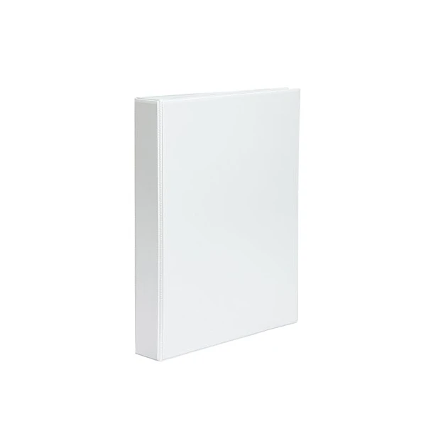 Pasta Canguru Pardo A4 4 Argolas 40mm - Bolsa na Lombada e Capa - Cor Branco
