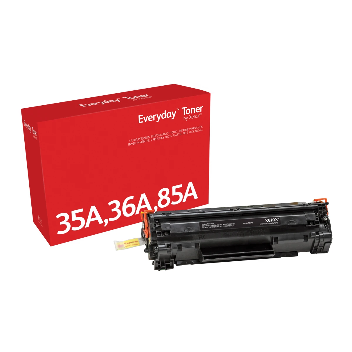 Everyday Toner Preto compatível com HP 35A 36A 85A (CB435A/ CB436A/ CE285A), Capacidade padrão