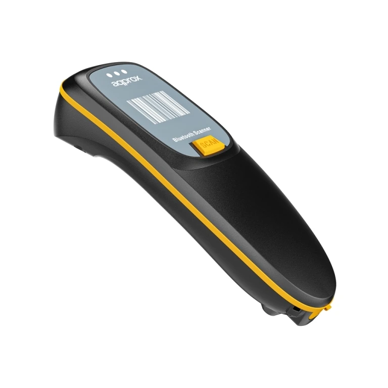 Leitor de código de barras 2D sem fio Approx - Formato de bolso - Indicador LED, bipe e vibração - Velocidade de digitalização de 60 fps - Autonomia de até 8h