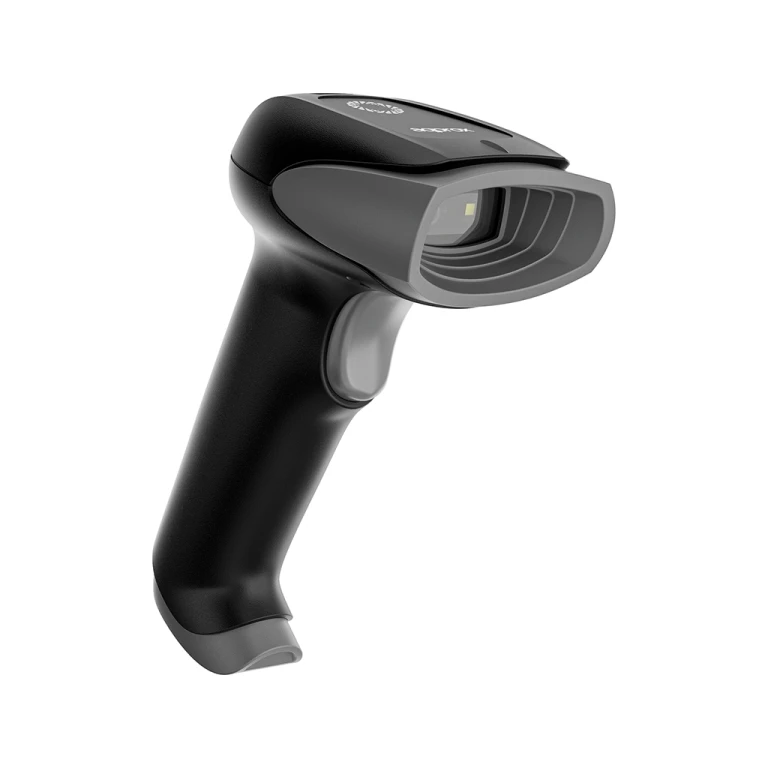 Leitor de código de barras Bluetooth 1D sem fio aproximado - Indicador LED, Beeper e Vibração - Velocidade de digitalização 350 vezes por segundo - Acionamento manual ou automático - Autonomia de até 12 aprox. - Cor Preto