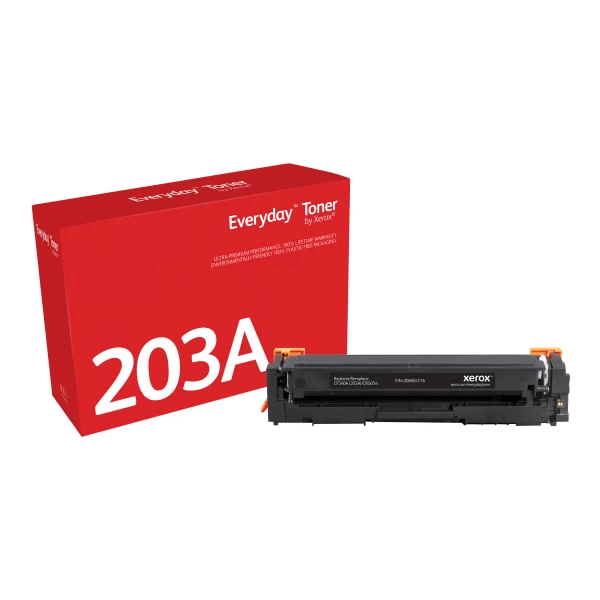 Everyday Toner Preto compatível com HP 203A (CF540A), Capacidade padrão