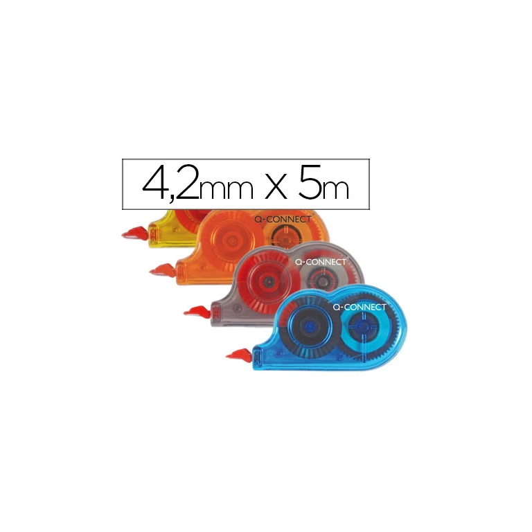 Corretor q-connect mini branco 4,2mm x 5 mt pack 28 unidades