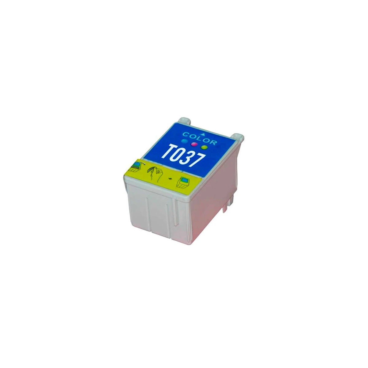 Cartucho de tinta genérico colorido Epson T037 - Substitui C13T03704010