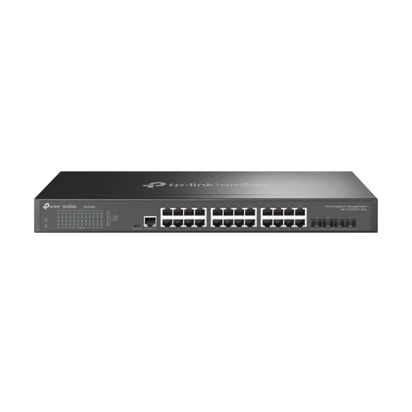 TP-Link Omada SG3428X switch de rede Gerido L2+/L3 Gigabit Ethernet (10/100/1000) 1U Preto