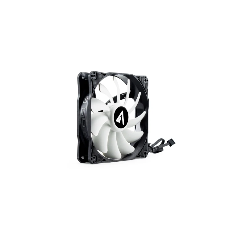 ABYSM Breeze Caixa de computador Ventoinha 12 cm Preto, Branco