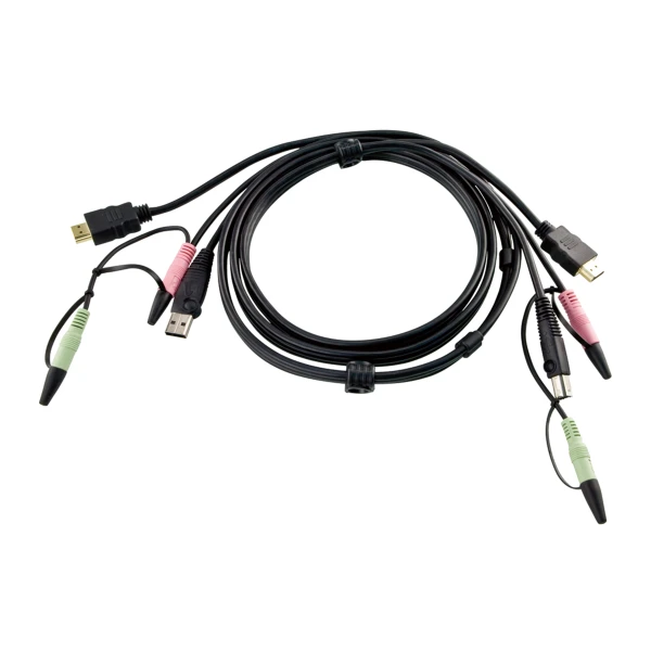 ATEN Cabo KVM USB HDMI com áudio 1,8M