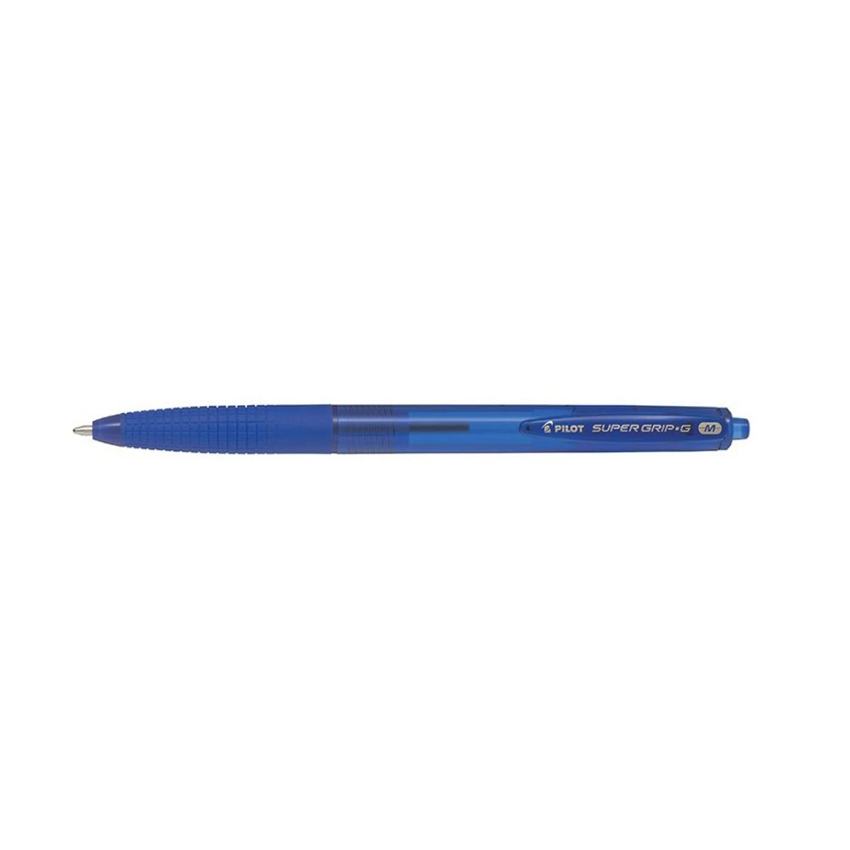 Esferografica pilot supergrip g azul retratil sujeicao de borracha tinta base de oleo