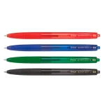 Esferografica pilot supergrip g azul retratil sujeicao de borracha tinta base de oleo