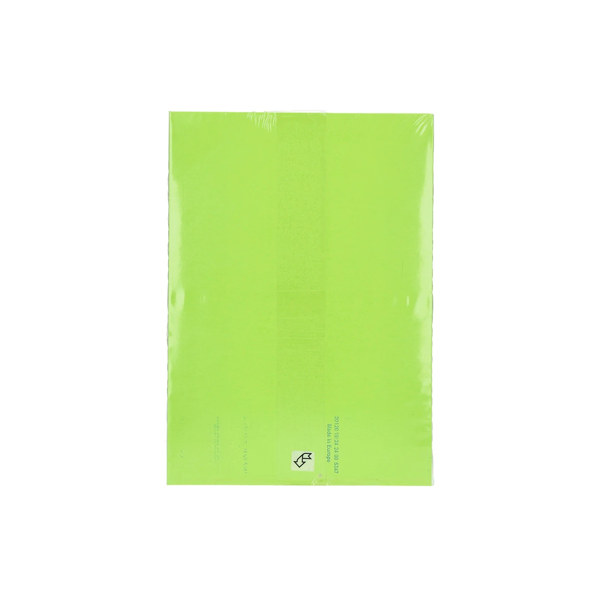 Papel de cor q-connect din a4 80 gr verde neon embalagem de 500 folhas