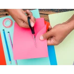Papel de cor q-connect din a4 80 gr verde neon embalagem de 500 folhas