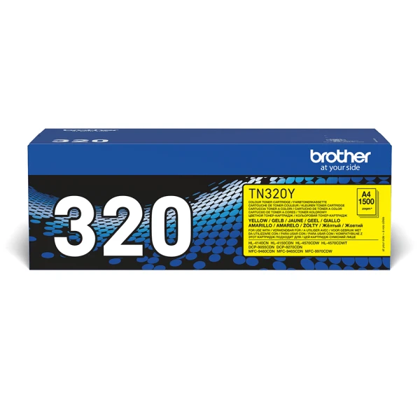 Brother TN-320Y toner 1 unidade(s) Original Amarelo