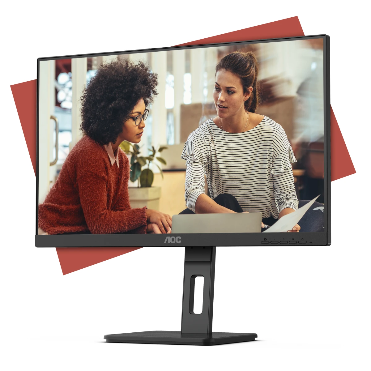 AOC E3 24E3QAF LED display 60,5 cm (23.8") 1920 x 1080 pixels Full HD LCD Preto