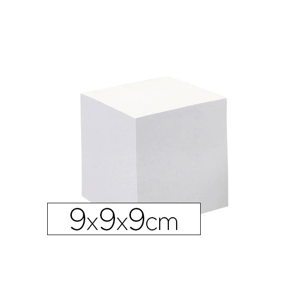 Bloco papel quo vadis encolado branco 680 folhas 100% reciclado 90 gr 90x90x90 mm