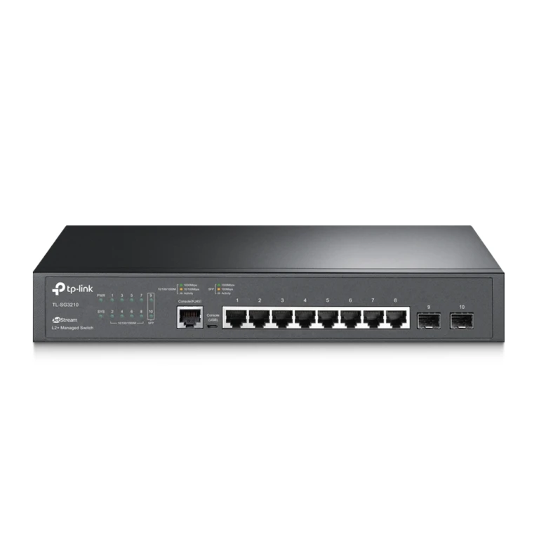 TP-Link JetStream TL-SG3210 switch de rede Gerido L2/L3 Gigabit Ethernet (10/100/1000) 1U Preto