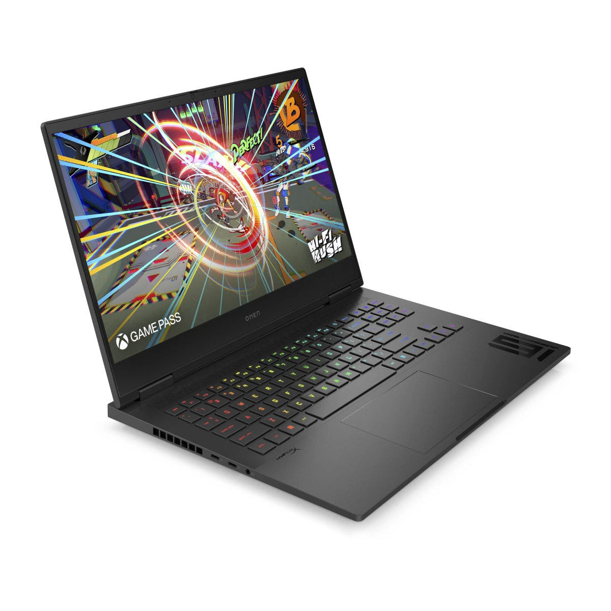 HP OMEN 16-wf1020np Intel® Core™ i9 i9-14900HX Computador portátil 40,9 cm (16.1") Quad HD 32 GB DDR5-SDRAM 1 TB SSD NVIDIA GeForce RTX 4070 Wi-Fi 7 (802.11be) Windows 11 Home Preto