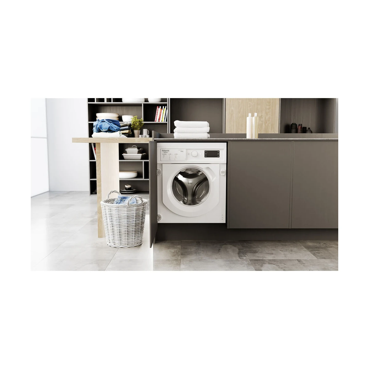 MÁQUINA DE LAVAR E SECAR ROUPA HOTPOINT - BI WDHG 861485 EU