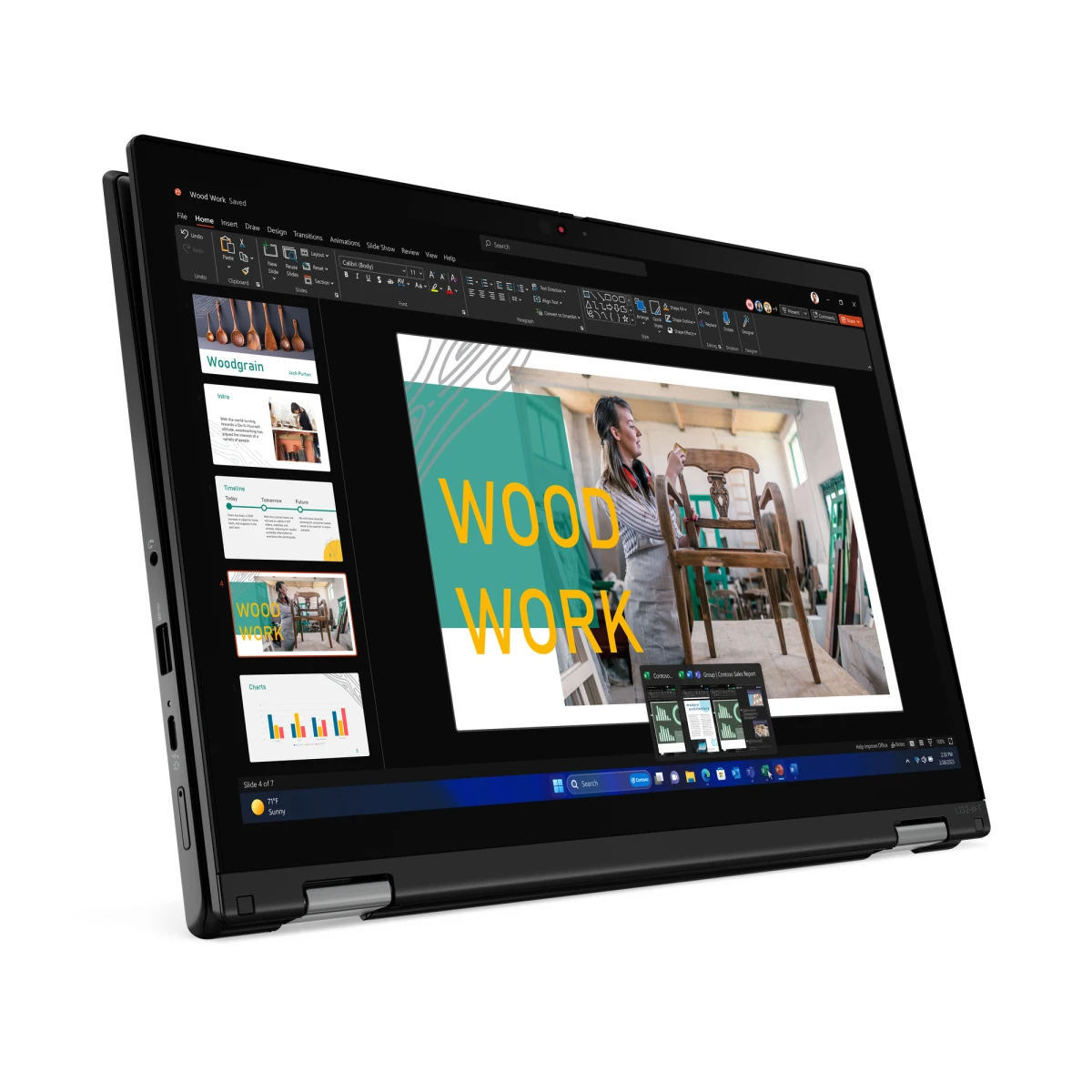 Lenovo ThinkPad L13 2-in-1 Gen 5 (Intel) Intel Core Ultra 7 155U Híbrido (2 em 1) 33,8 cm (13.3") Ecrã táctil WUXGA 16 GB LPDDR5-SDRAM 512 GB SSD Wi-Fi 6E (802.11ax) Windows 11 Pro Preto