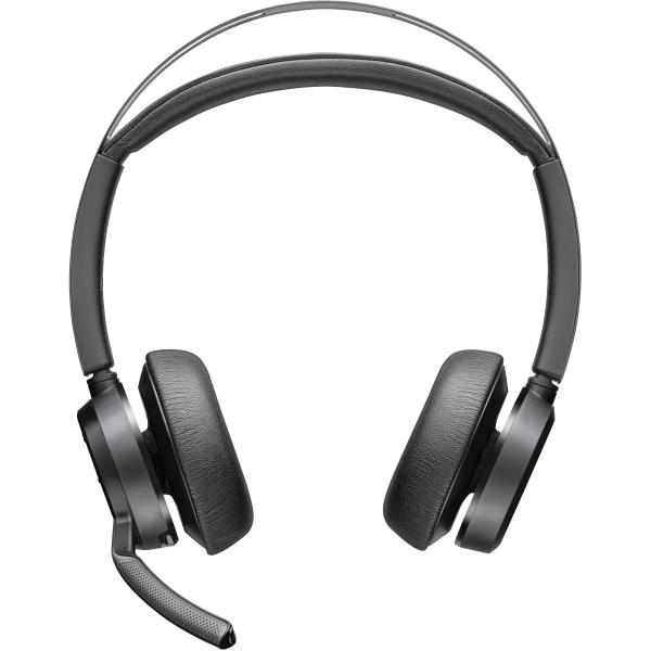 POLY Headset Voyager Focus 2 USB-A com Base de carregamento