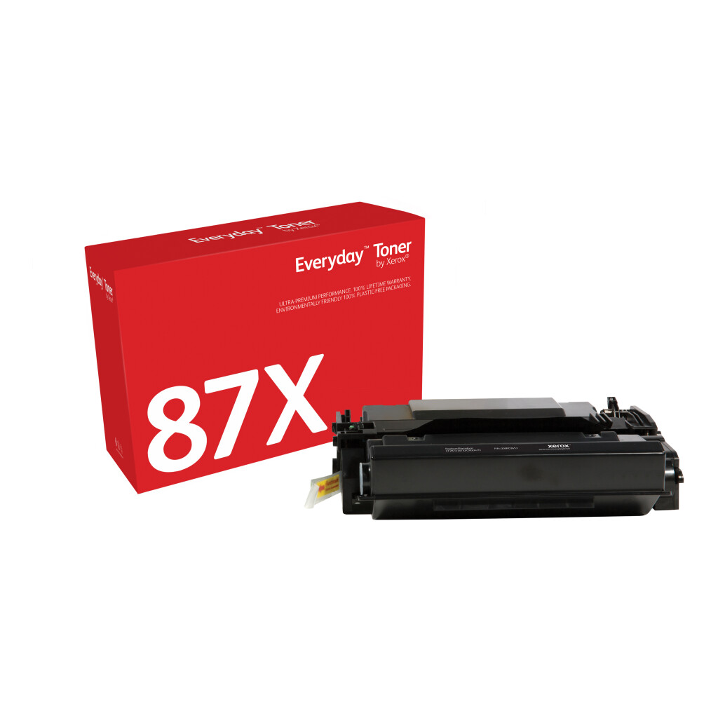 Everyday Toner Preto compatível com HP 87X (CF287X), High capacity