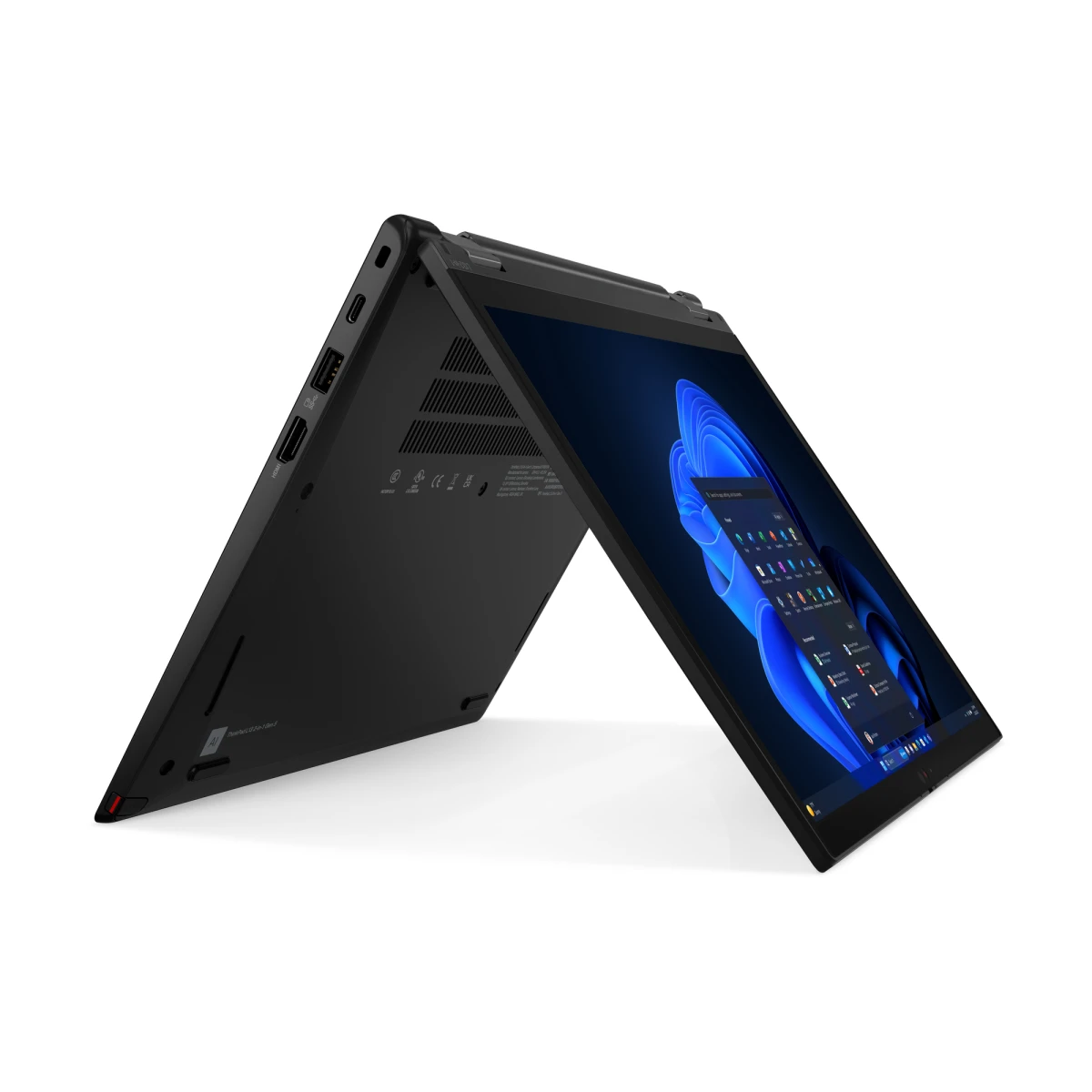 Lenovo ThinkPad L13 2-in-1 Gen 5 (Intel) Intel Core Ultra 7 155U Híbrido (2 em 1) 33,8 cm (13.3") Ecrã táctil WUXGA 16 GB LPDDR5-SDRAM 512 GB SSD Wi-Fi 6E (802.11ax) Windows 11 Pro Preto