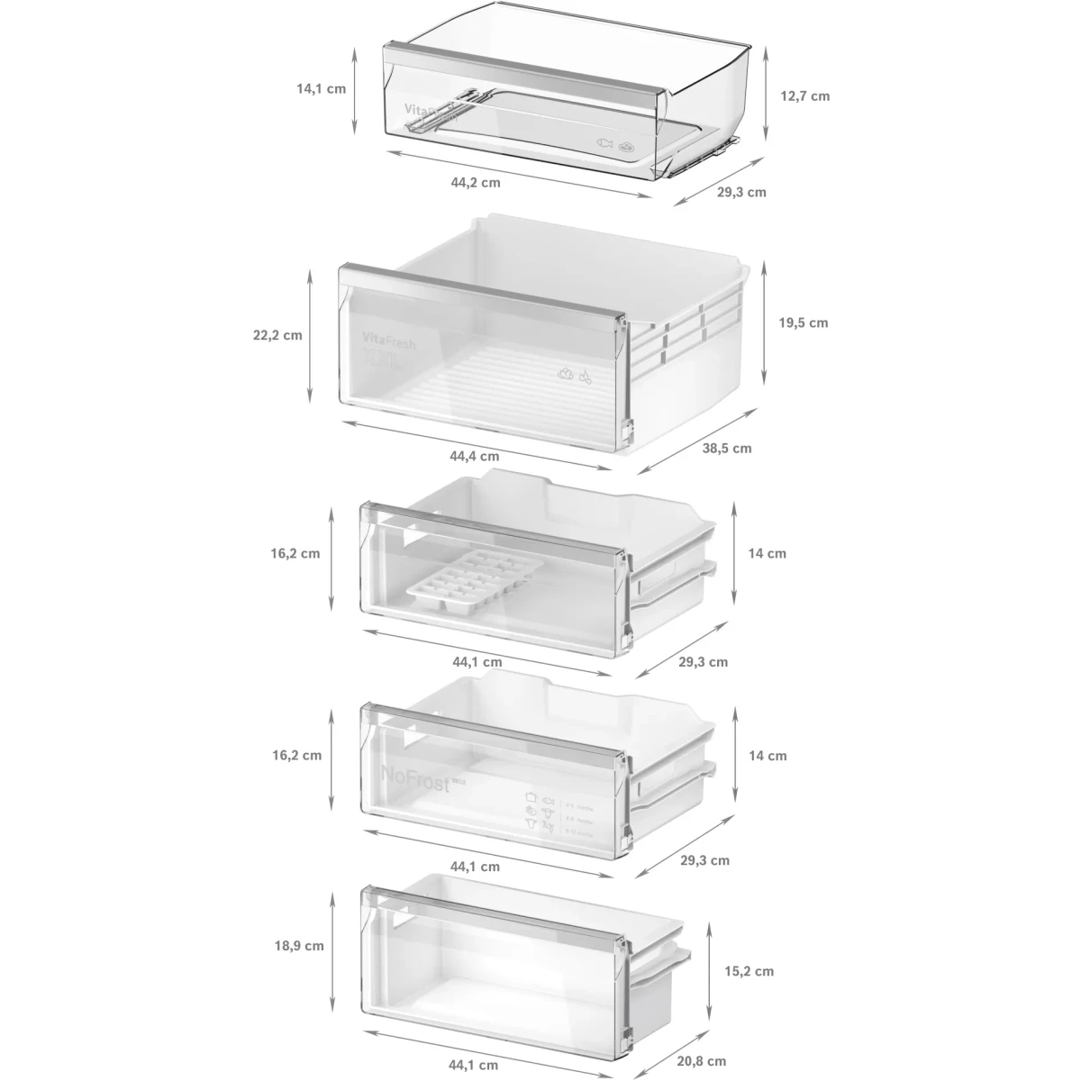 COMBINADO BOSCH - KIN96VFD0 -