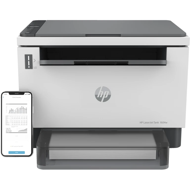 HP Multifunções LaserJet Tank 1604w