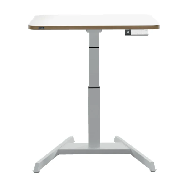 Leitz 65340001 mesa para computador Forma quadrada Alumínio Cinzento Escuro
