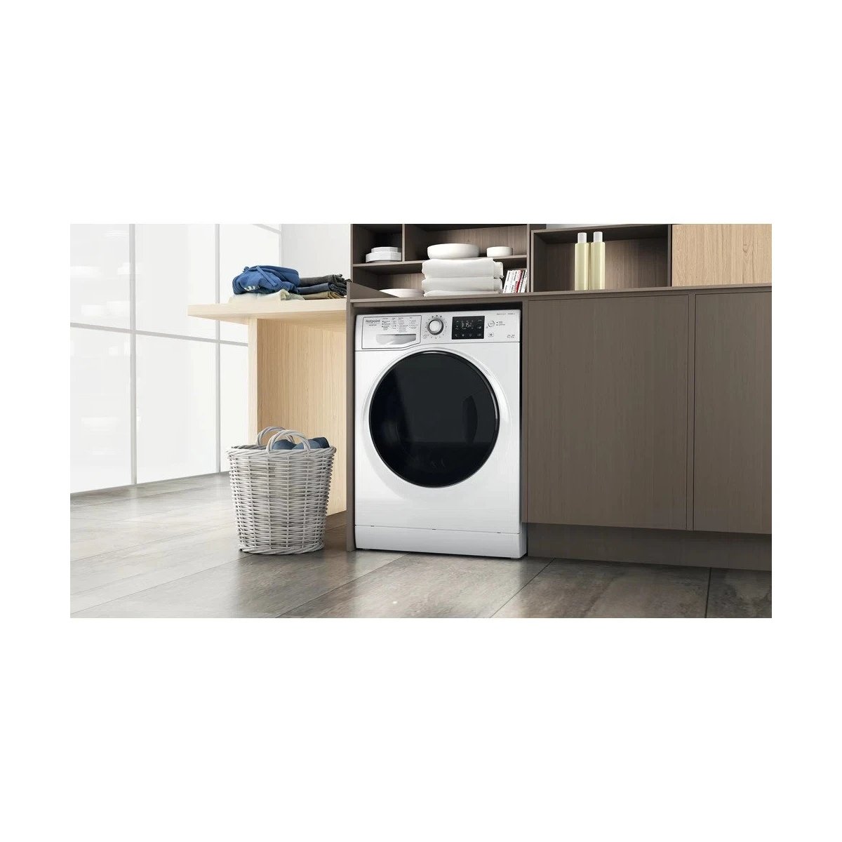 MÁQUINA DE LAVAR E SECAR ROUPA  HOTPOINT - NDB 9636 DA SPT