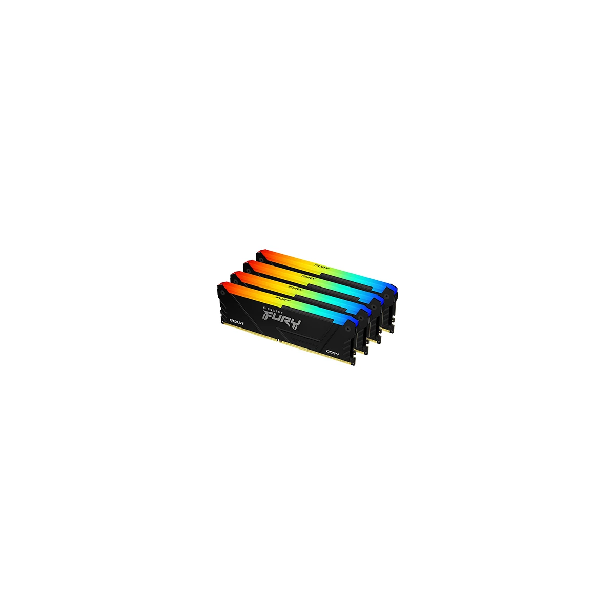 128GB 3200MT/s DDR4 CL16 DIMM (Kit of 4) FURY Beast RGB
