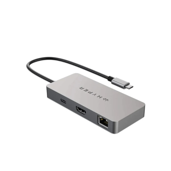 Targus HDMB2 base & duplicador de portas USB 3.2 Gen 1 (3.1 Gen 1) Type-C Aço inoxidável