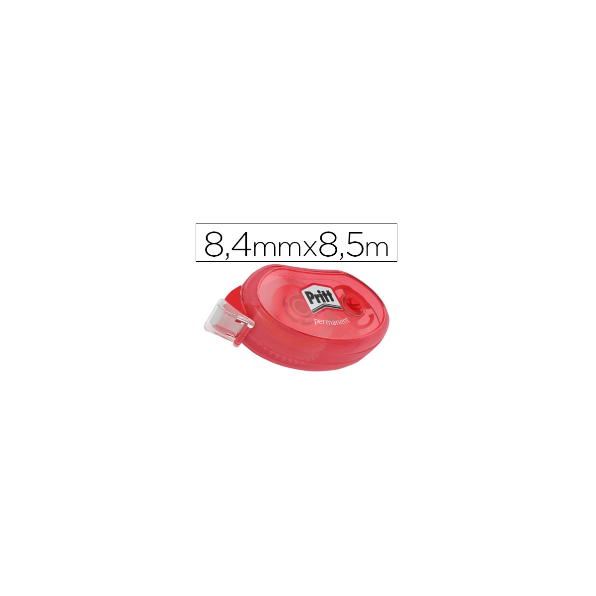 Cola pritt roller compact permanente 8,4 mm x 10 m - 8 unidades