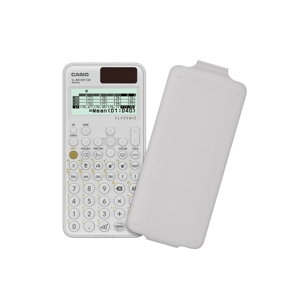 Calculadora casio fx-991sp cw iberia classwiz cientifica 560 funciones 9 memorias 10+2 digitos 5 idiomas com capa