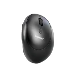 Rato q-connect otico sem fios ergonomico vertical dpi 800/1200/1600 pilha aa preto