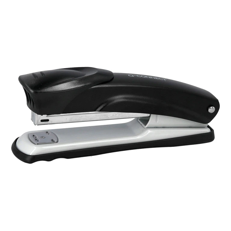 Agrafador q-connect kf14211 metalico preto capacidade 20 folhas