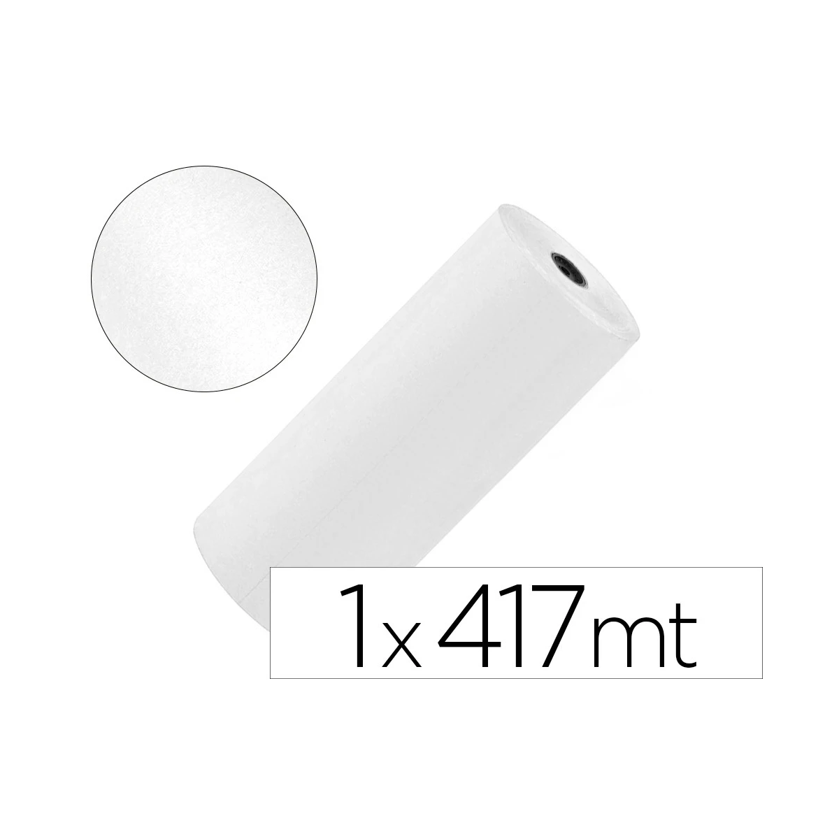 Papel kraft liderpapel branco bobine 1 mt x 417 mt especial para embalagem peso 25 kg