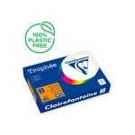 Papel cor trophee a4 80 gr laranja neon embalagem de 500 folhas