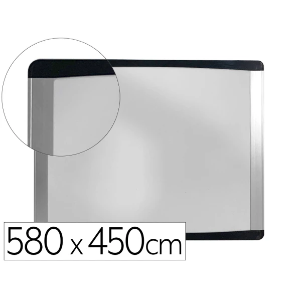 Pizarra blanca bi-office inka magnetica acero lacado marco de aluminio 580x450 cm